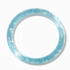 Bracelet fin bangle rempli d'eau bleu Claire's Club