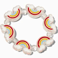 Bracelet élastique arc-en-ciel Claire's Club
