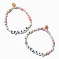 Bracelet élastique perlé « Bestie »