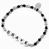 Bracelet élastique perlé « Brave »