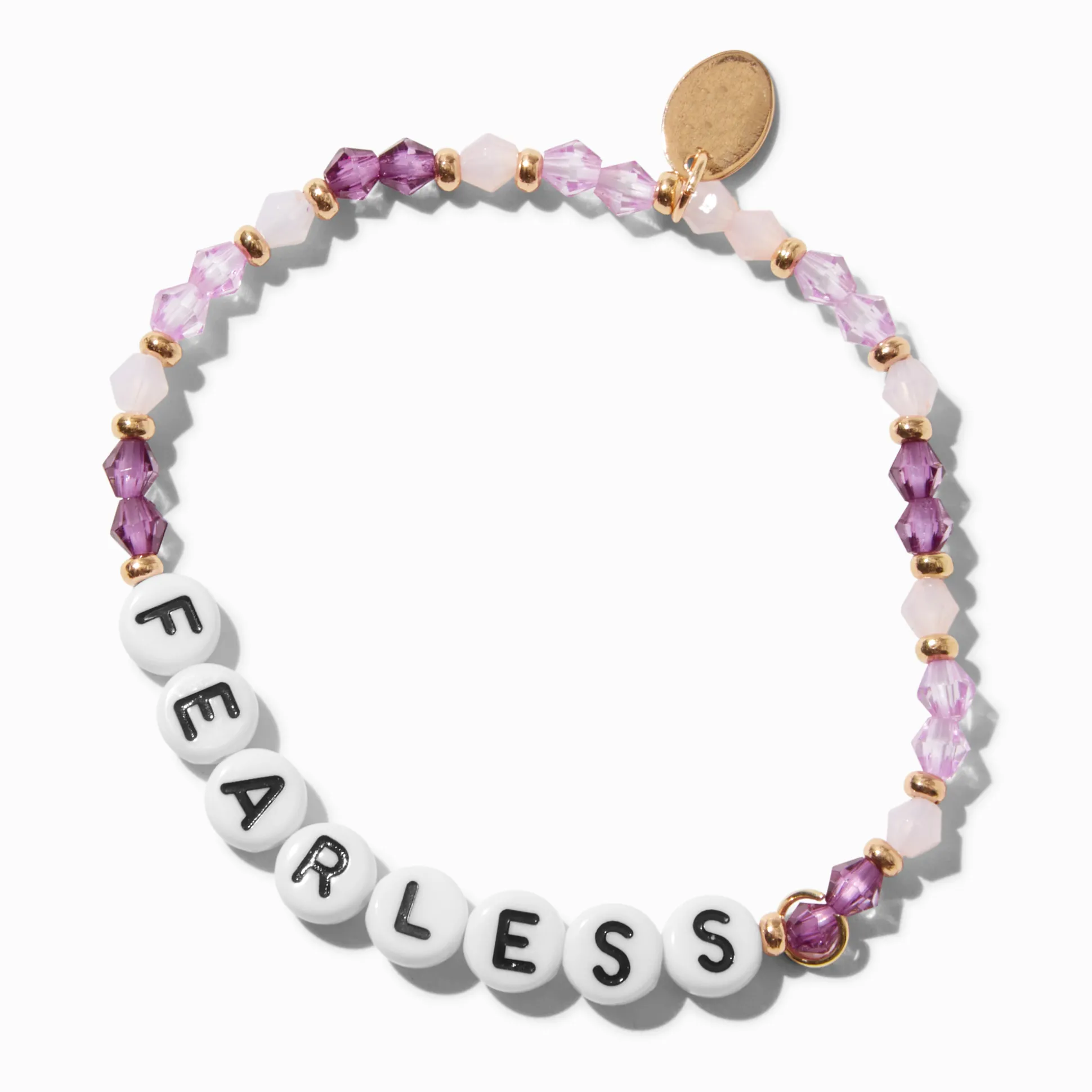 Bracelet élastique perlé « Fearless »
