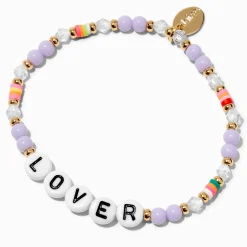 Bracelet élastique perlé « Lover »