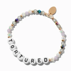 Bracelet élastique perlé « Tortured »