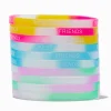 Bracelets élastiques dégradés phosphorescents Best Friends - Lot de 10