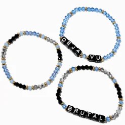 Bracelets élastiques perlés « Deja Vu » - Lot de 3