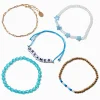 Bracelets perlés « Dreamer » bleus - Lot de 5