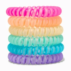 Bracelets torsadés fluo mats Claire's Club - Lot de 6