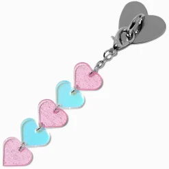Breloque gobelet autocollante cœurs pastel