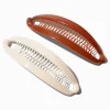 Brown & Ivory Banana Clip Hair Claws - 2 Pack