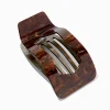 Brown Pearlized Marble Yoga Hair Claw