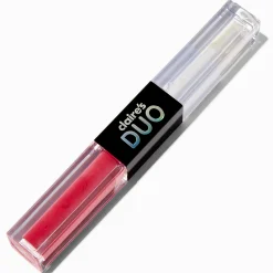 Bâtonnet de gloss duo rose clair