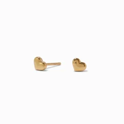 C LUXE by Claire's 18kt Gold Plated Cubic Zirconia Cross Stud Earrings