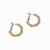 C LUXE by Claire's 20mm Braided Twist Hoop Earrings