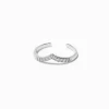 C LUXE by Claire's Sterling Silver Wave Toe Ring