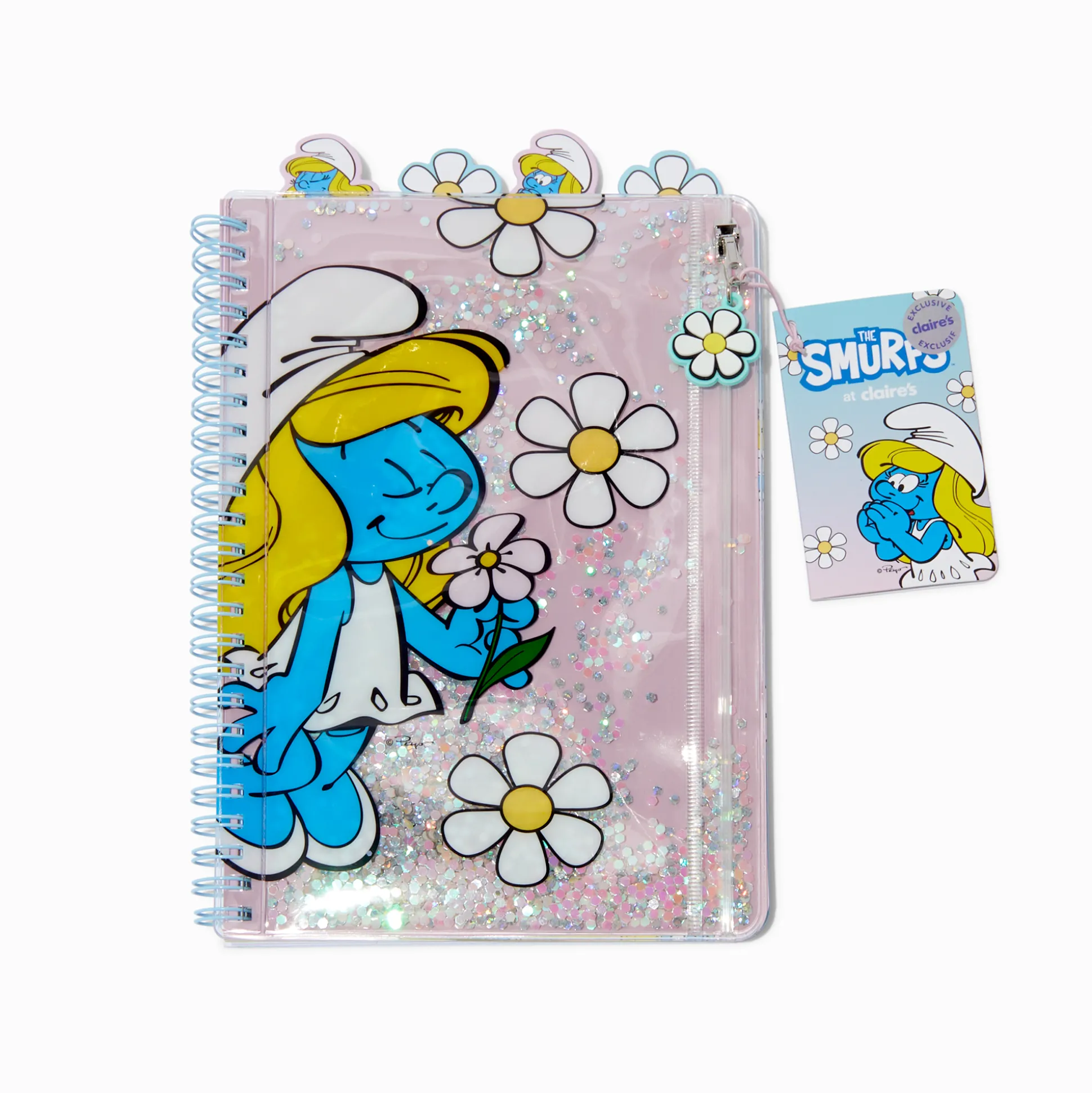 Cahier à spirales shaker en exclusivité chez Claire's Les Schtroumpfs™