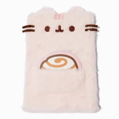 Cahier et bloc de notes autocollantes en peluche Pusheen®