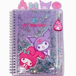 Carnet à spirales shaker My Melody™ et Kuromi™ Sanrio®