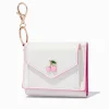 Cherry White Trifold Wallet