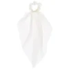 Chouchou foulard blanc de petite taille