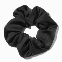 Chouchou satiné noir