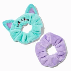 Chouchous chat pelucheux Claire's Club - Lot de 2
