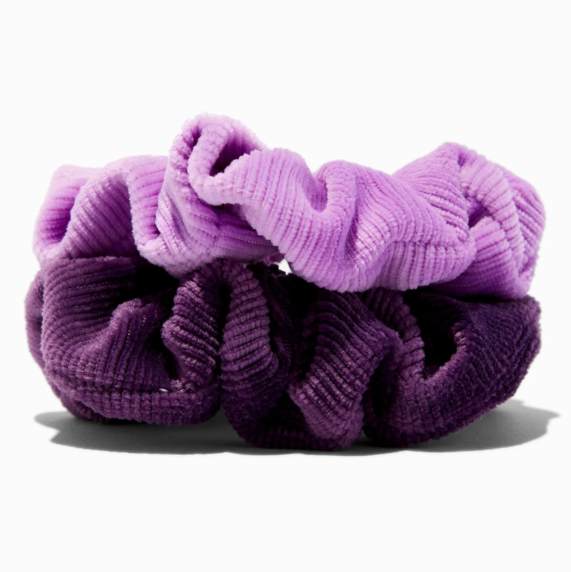 Chouchous côtelés violets - Lot de 2