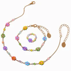 Claire's Club Bloom Flower Jewellery Set - 3 Pack