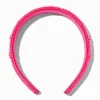 Claire's Club Pink Beaded Daisy Headband
