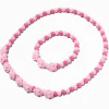 Claire's Club Pink Rose Beaded Jewellery Set - 2 Pack