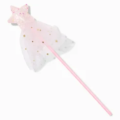 Claire's Club Pink Star & Tulle Glow in the Dark Wand