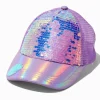 Claire's Club Purple Sequin Trucker Hat