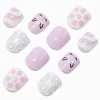 Claire's Club Purple Unicorn Press On Vegan Faux Nail Set - 10 Pack