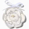 Claire's Club Special Occasion Rose Silver-tone Rings - 5 Pack