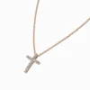 Claire's Club Special Occasion Gold-tone Cross Pendant Necklace