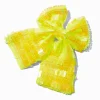 Claire's Club Yellow Square Sequin Hair Bow Clip