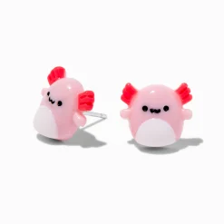 Clous d'oreilles axolotl couleur argentée