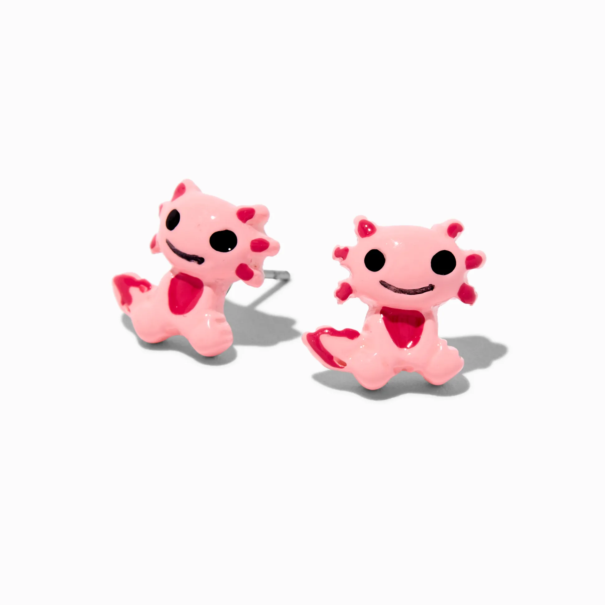 Clous d'oreilles axolotls roses