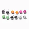 Clous d'oreilles boule imprimé étoilés - Lot de 6