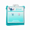 Clous d'oreilles couleur argentée Disney Stitch et Angel