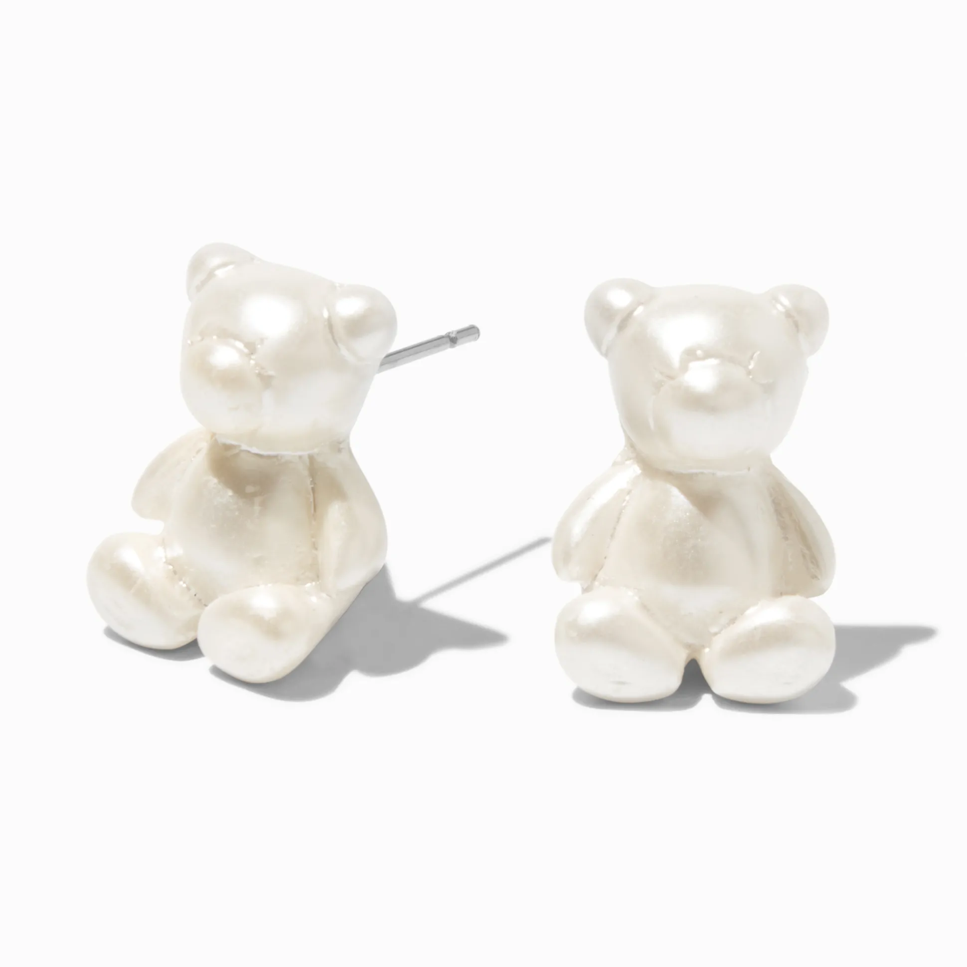 Clous d'oreilles ours couleur nacrée