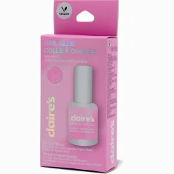 Colle nail art et pour faux ongles application au pinceau rose vegan
