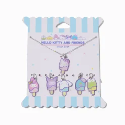 Collier à pendentif à breloques multiples Boutique de snacks Hello Kitty® And Friends - Lot de 6
