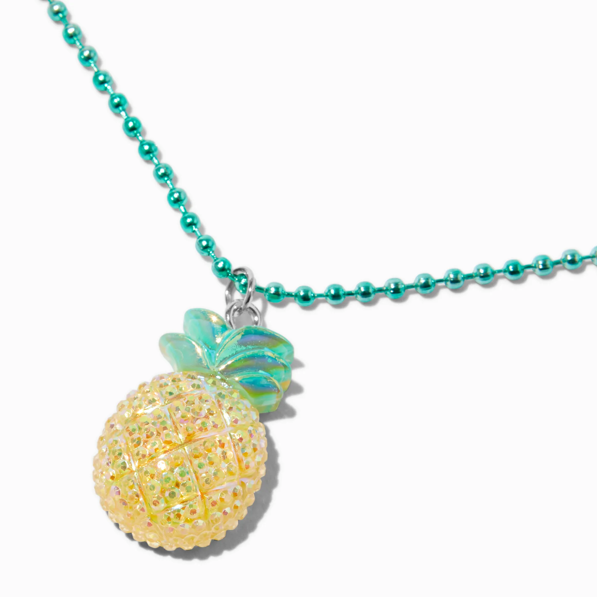 Collier à pendentif ananas