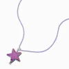 Collier à pendentif étoile violet