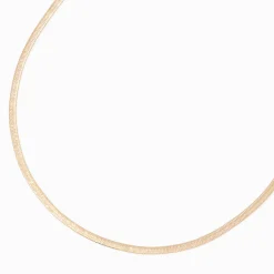 Collier chaîne serpent couleur dorée