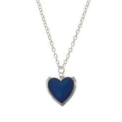 Collier d'humeur médaillon coeur