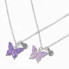 Colliers à pendentif papillon inversé best friends - Lot de 2