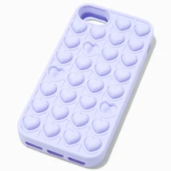 Coque de portable popper cœurs lavande - Compatible avec iPhone® 6/7/8