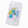 Coque de portable remplie d'eau Schtroumpfette Les Schtroumpfs™ - Compatible avec iPhone® 6/7/8/SE
