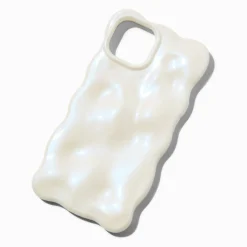 Coque de portable vagues blanche - Compatible avec iPhone® 13/14/15
